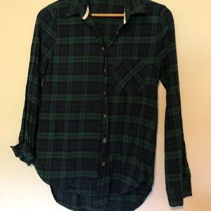 Blue and Green Flannel